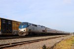 AMTK 207 leads train 80 past Pomona tower